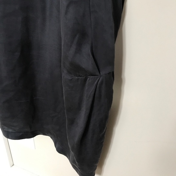 Clu Silk Sleeveless Asymmetrical Shift Dress - Picture 4 of 9